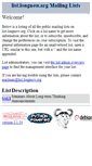 Mobile Screenshot of list.longnow.org
